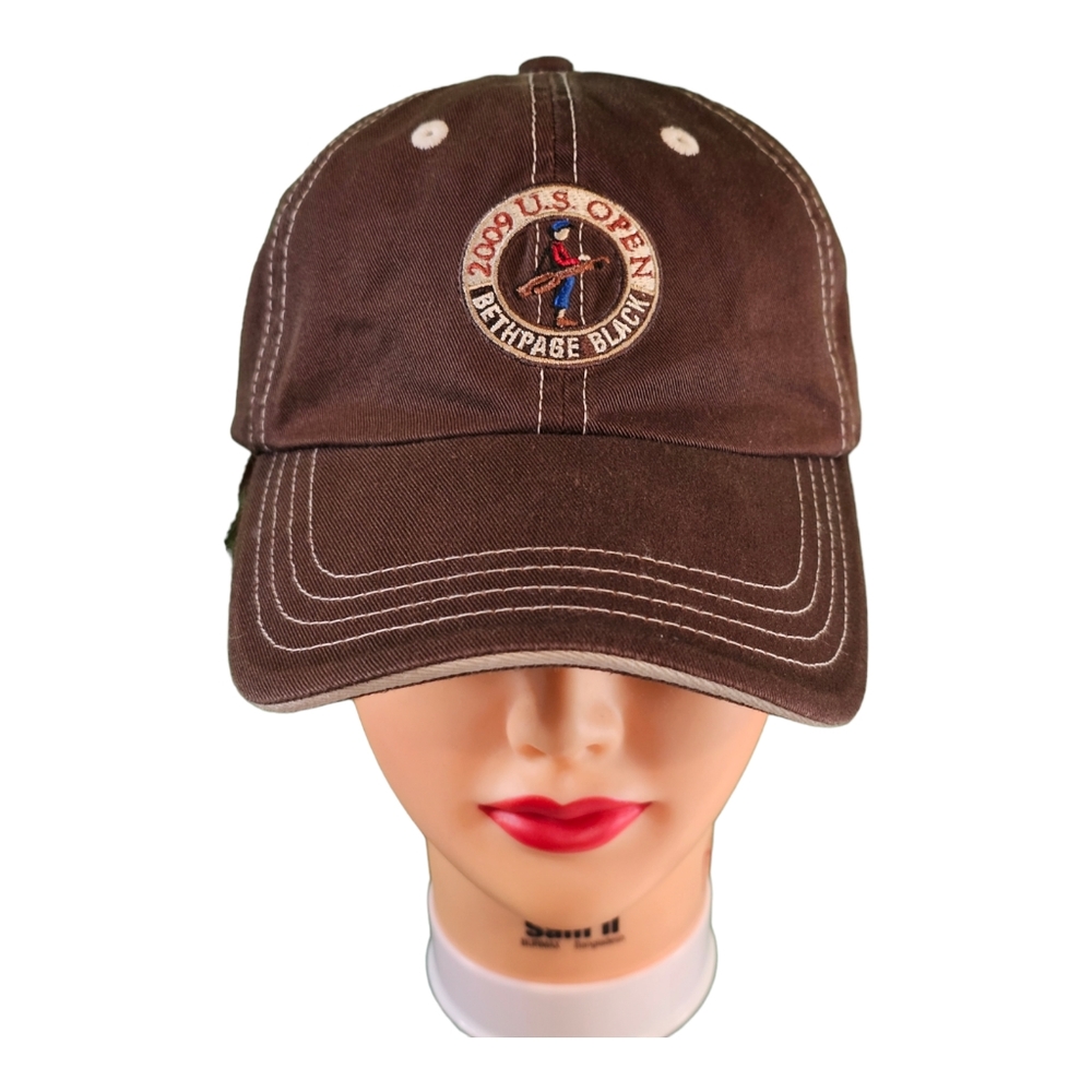 Bethpage Black 2009 U.S. Golf‎ Open Brown Cap Hat Baseball Strapback Adjustable